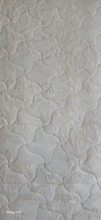 Saltea  DOMUS-FLEX pentru pat dublu culoare alb cu bej dim. 160/200 cm