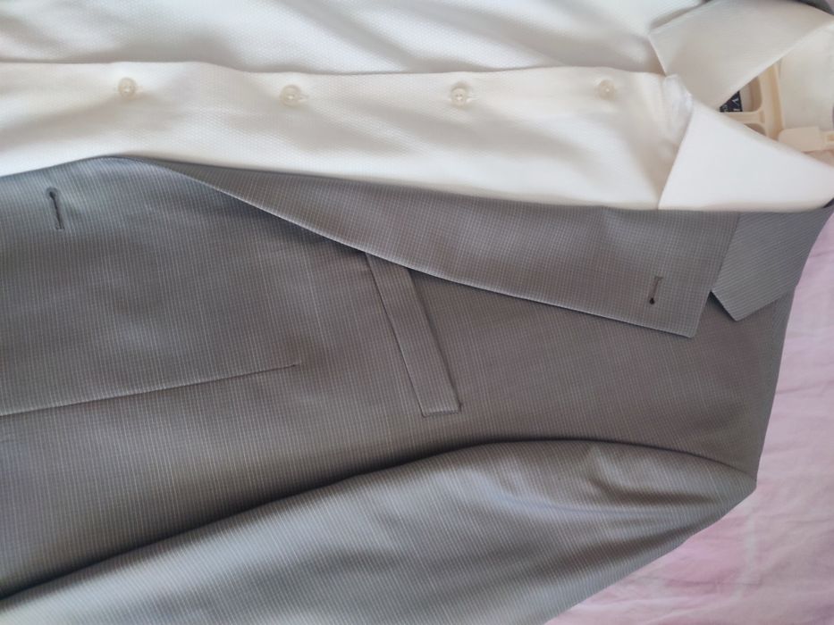 Спортно елегантен мъжки костюм fit slim