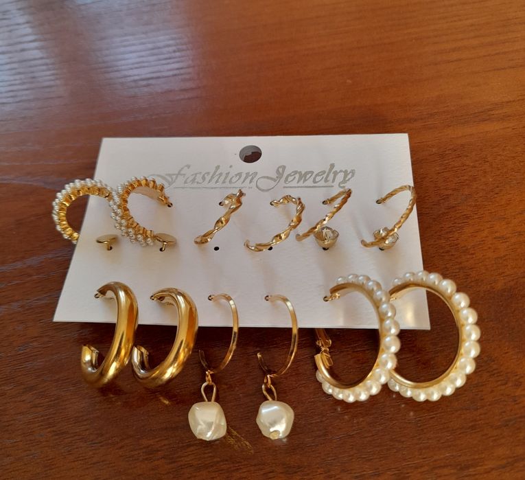 Серьги набор бижутерия
