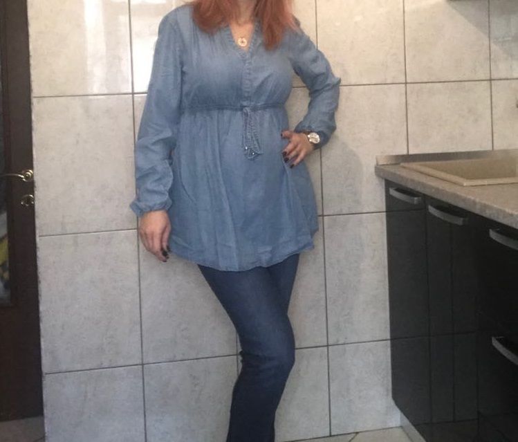 Bluza gravide tip tunica marimea M/L