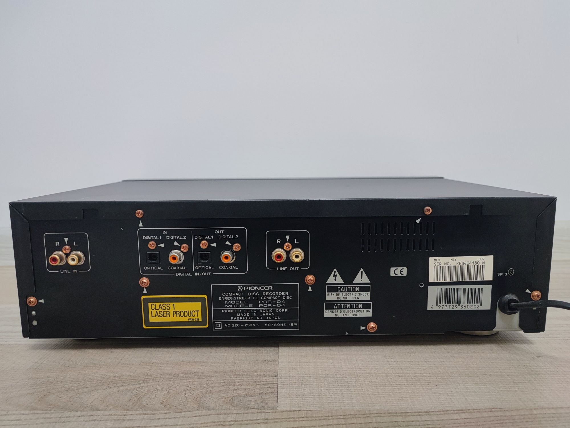 CD recorder Pioneer PDR-04 player compact disc Telecomanda originala