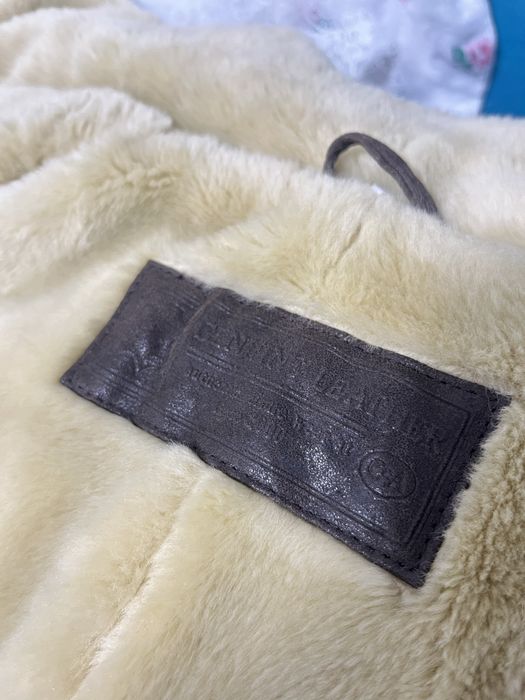 Jacheta din piele naturala imblanita Geaca de iarna Cojoc