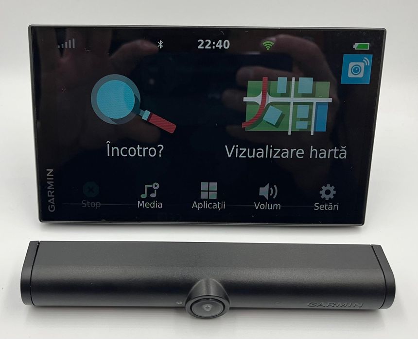 Amanet F28: GPS Garmin Drivesmart 65 + camera Garmin BC40