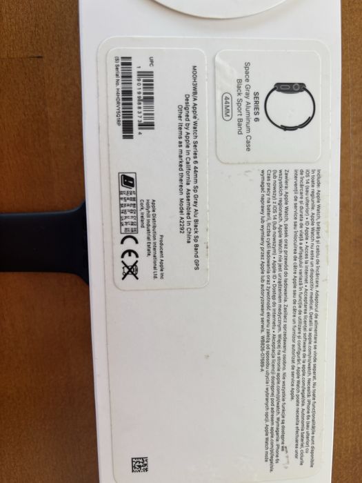 Apple Watch Series 6 44mm gps, fullbox, accesorii originale