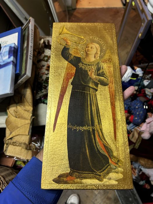 Tablou reproducere italiană aurie  Istituto Fotocromo Italiano Firenze