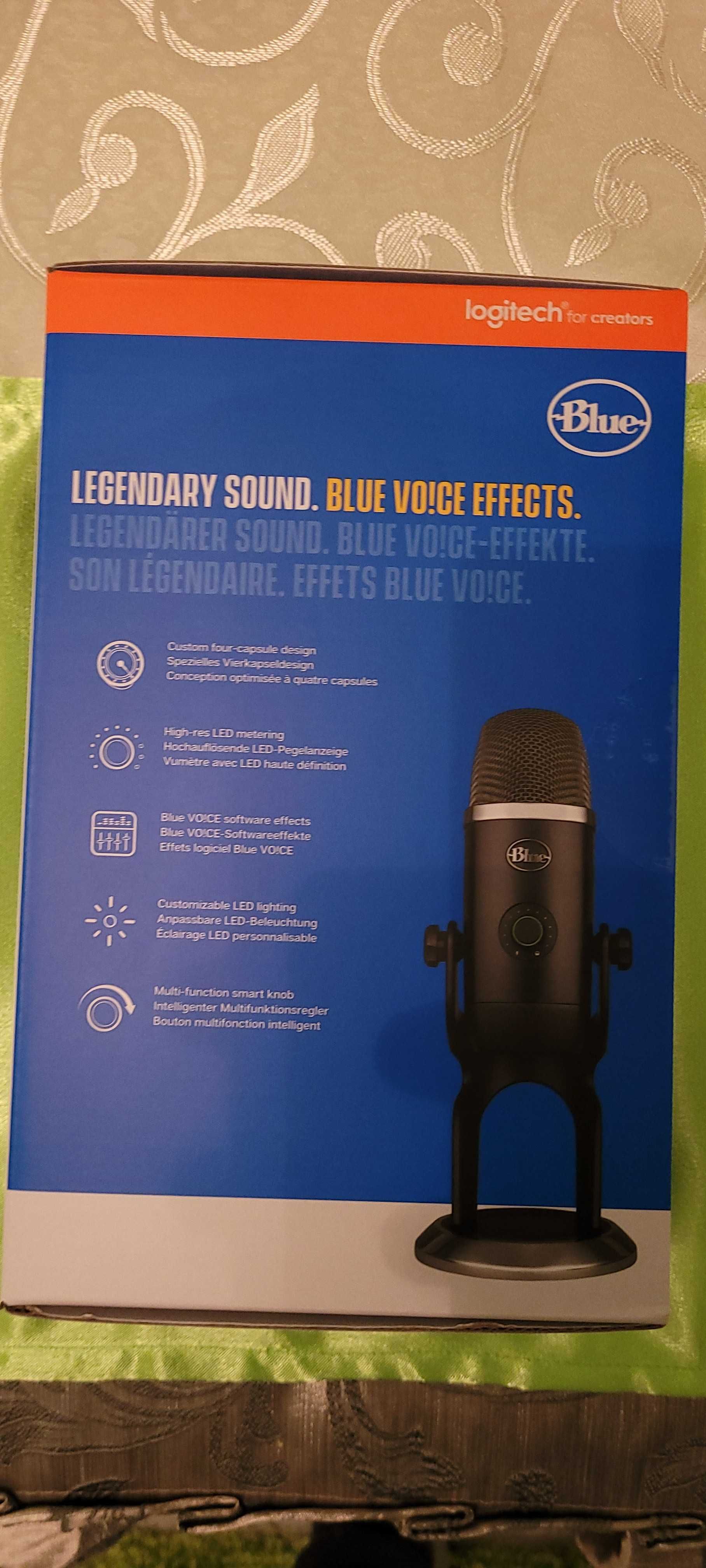 Microfon Profesional Blue Yeti X Professional, PC & Mac,Gaming,Podcast