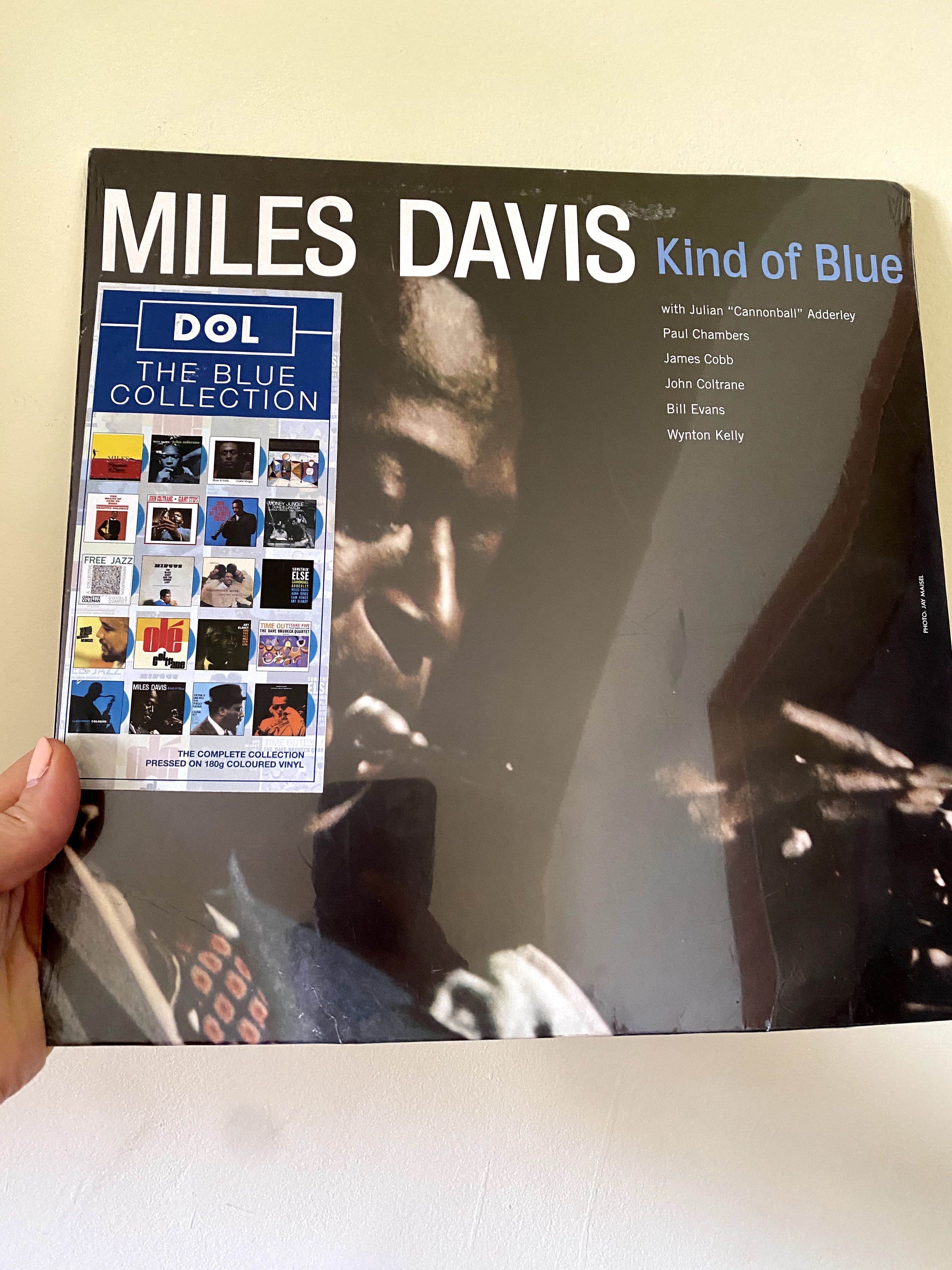 Miles Davis Kind of Blue, Blue Vinyl LP, плоча инструментал на тромпет