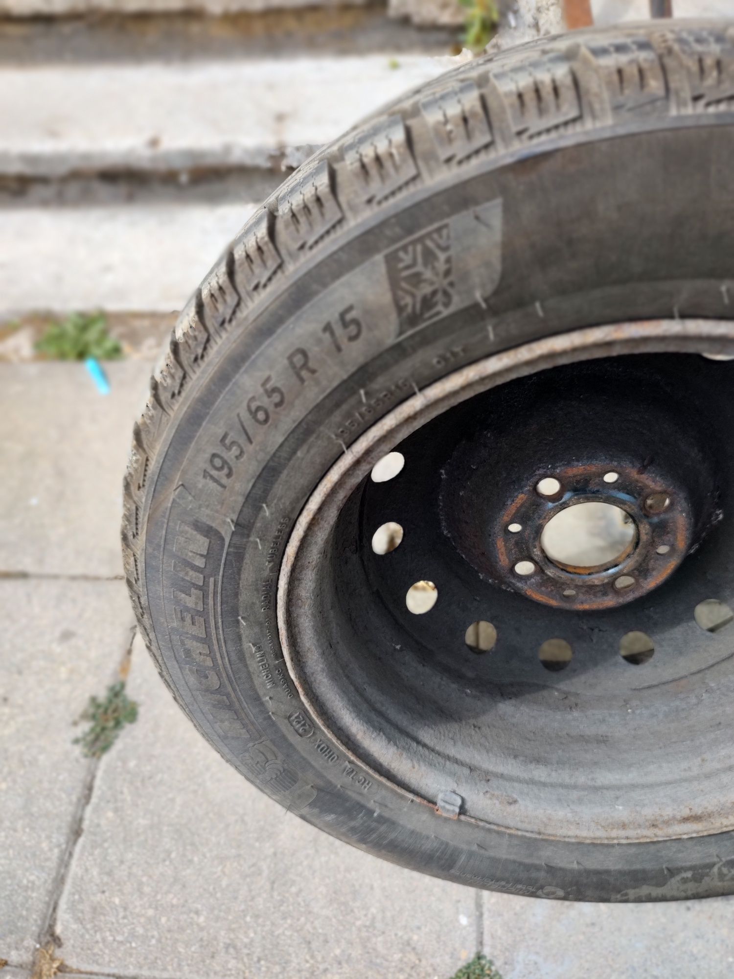 Зимни гуми  Michelin Alpine 195/65/15, 4 броя, 2021 година