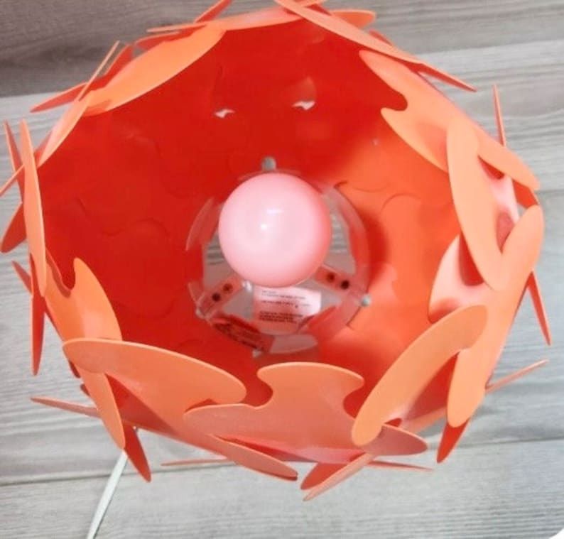 Лампа Ikea fillsta orange