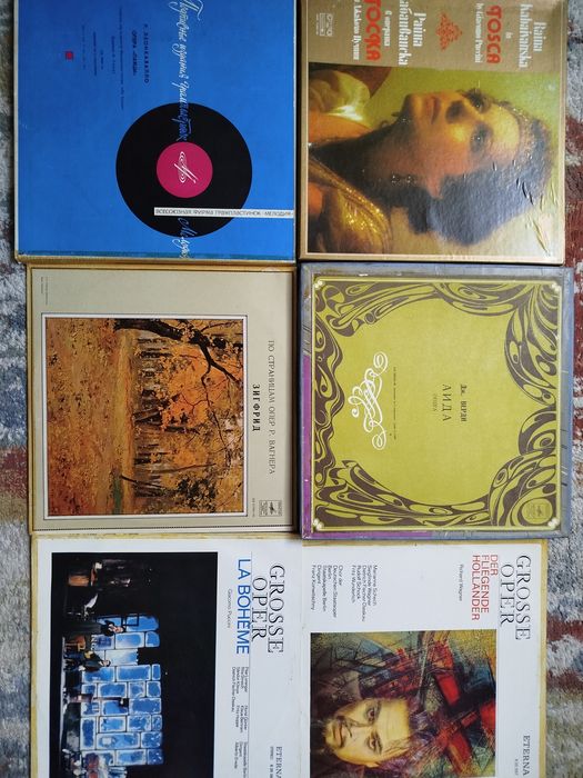 Винилови плочи с класическа музика Опери