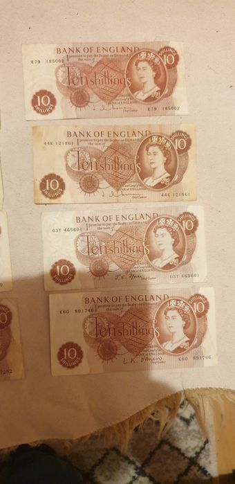Bancnota de 10 selling England