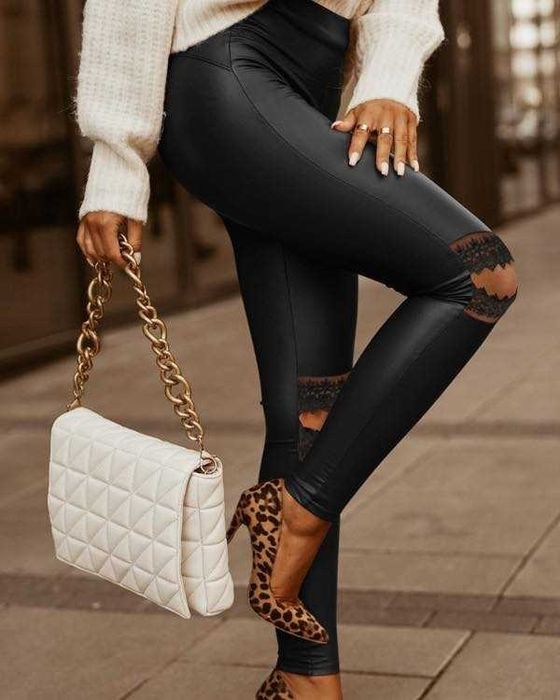 Colanți piele ecologică