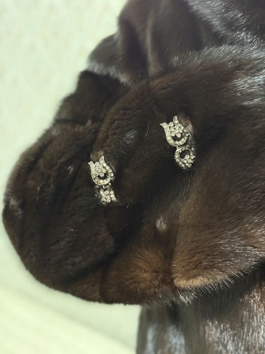 Норковая шоколадная шуба