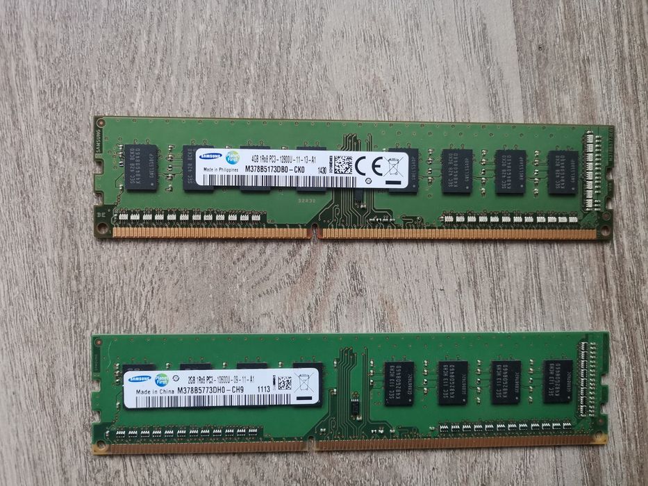1/2/4/8 gb Ram ddr3 1666, 1860