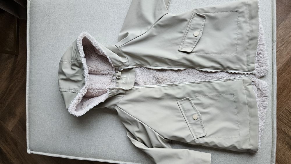 Есенно яке за вятър и дъжд Zara Kids 92 см (18-24м), с мека подплата