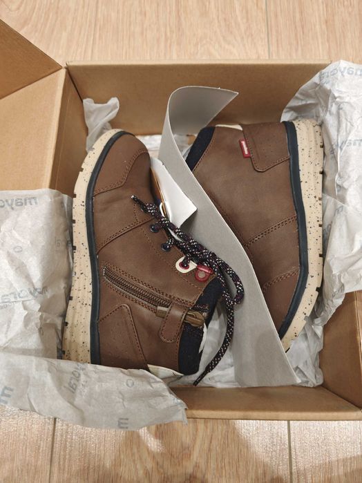 Mayoral, Боти от еко кожа, Каки, 30 EU - НОВИ!