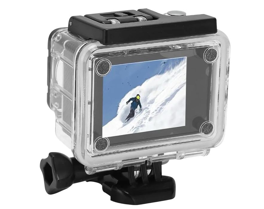 Camera sport full HD 1080p, cu prindere pentru bicicleta si casca
