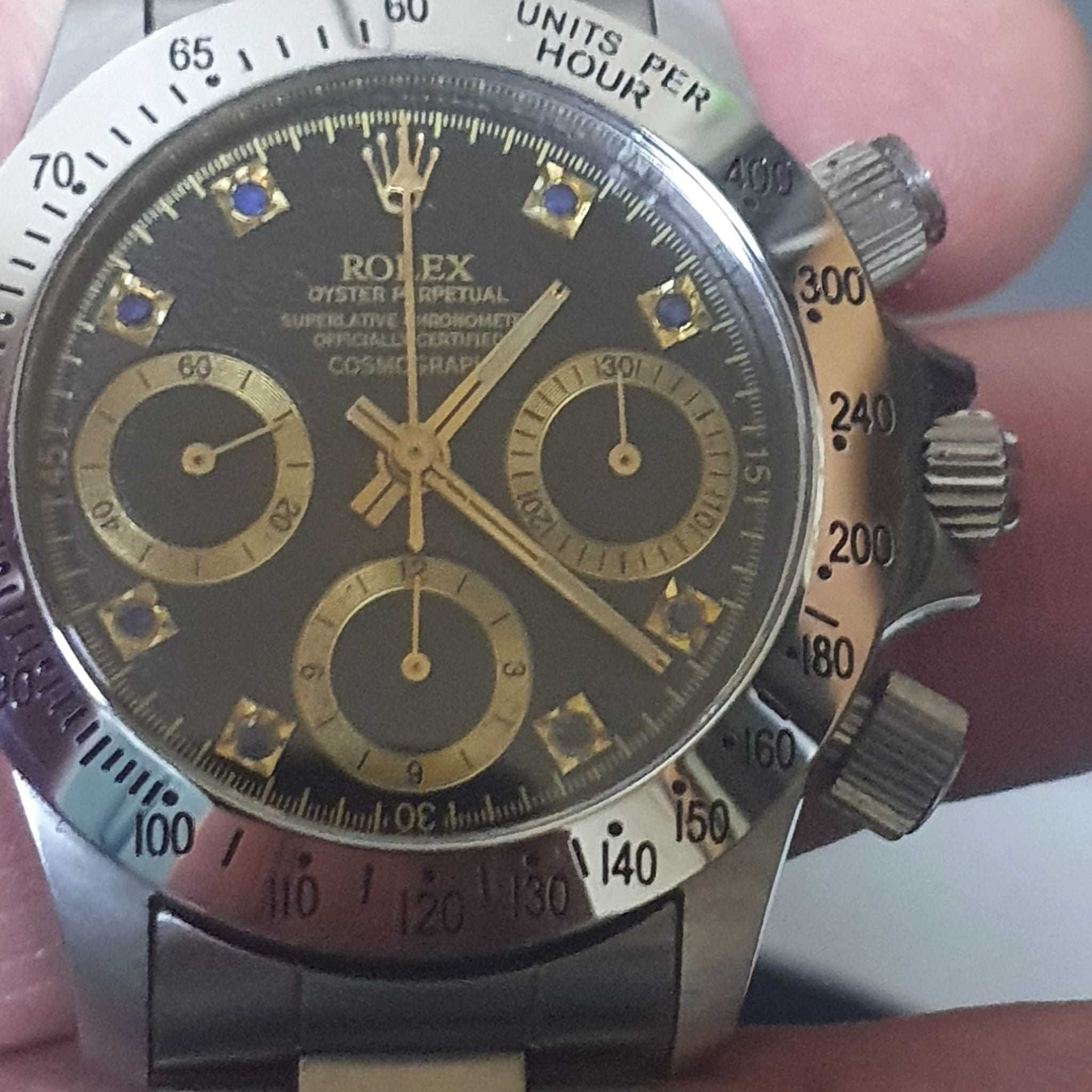 rolex daytona custom valjoux 7750 saphire all swiss