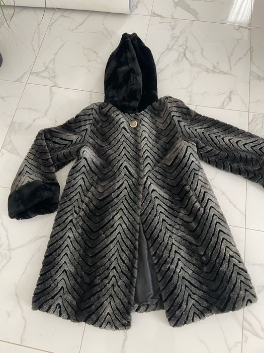 Blana SOBOL negru cu gri