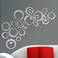 Set Oglinzi Design Modern - Oglinzi Decorative Acrilice Cristal Silver