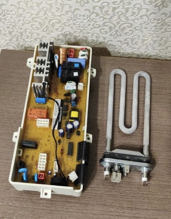 Электронный модуль и тэн на стиралку самсунг