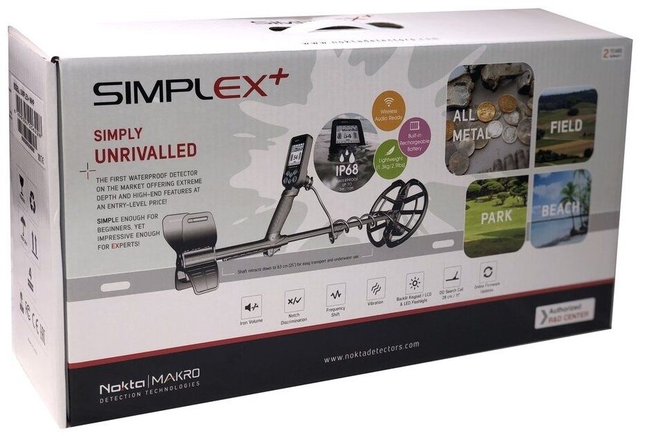 Металлоискатель  Simplex+ с наушниками и пинпоинтером