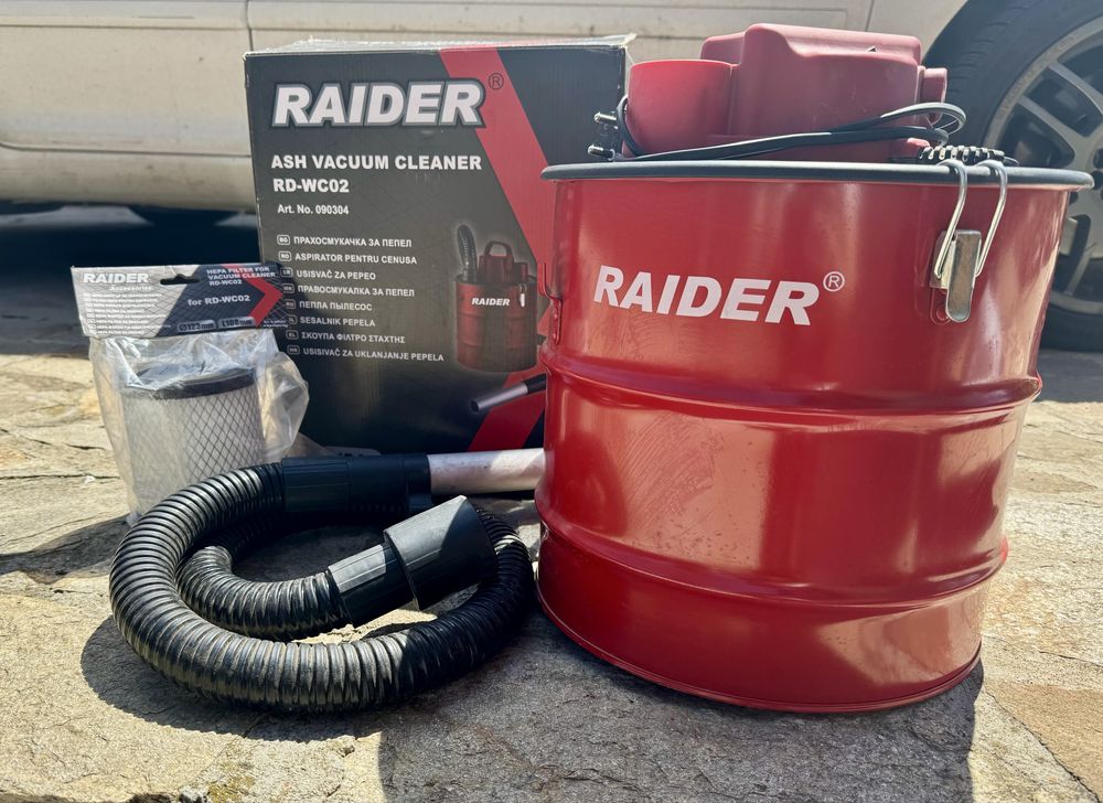 Прахосмукачка за камина/ котел Raider + нов филтър