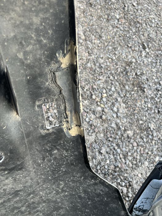 Бампер с решетками в сборе