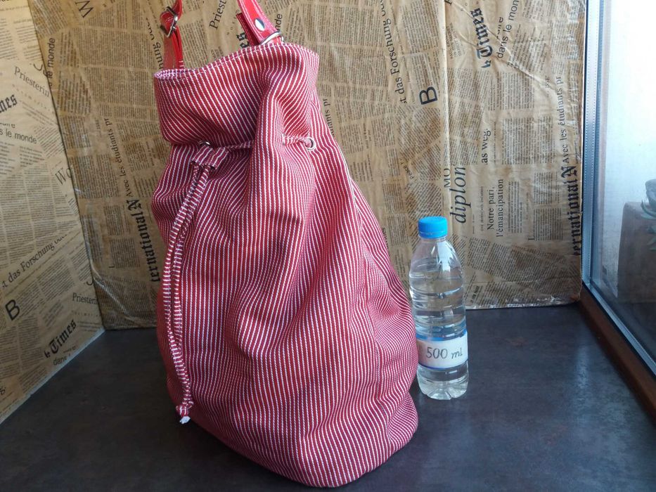 дамска раница,червена чанта.торба.