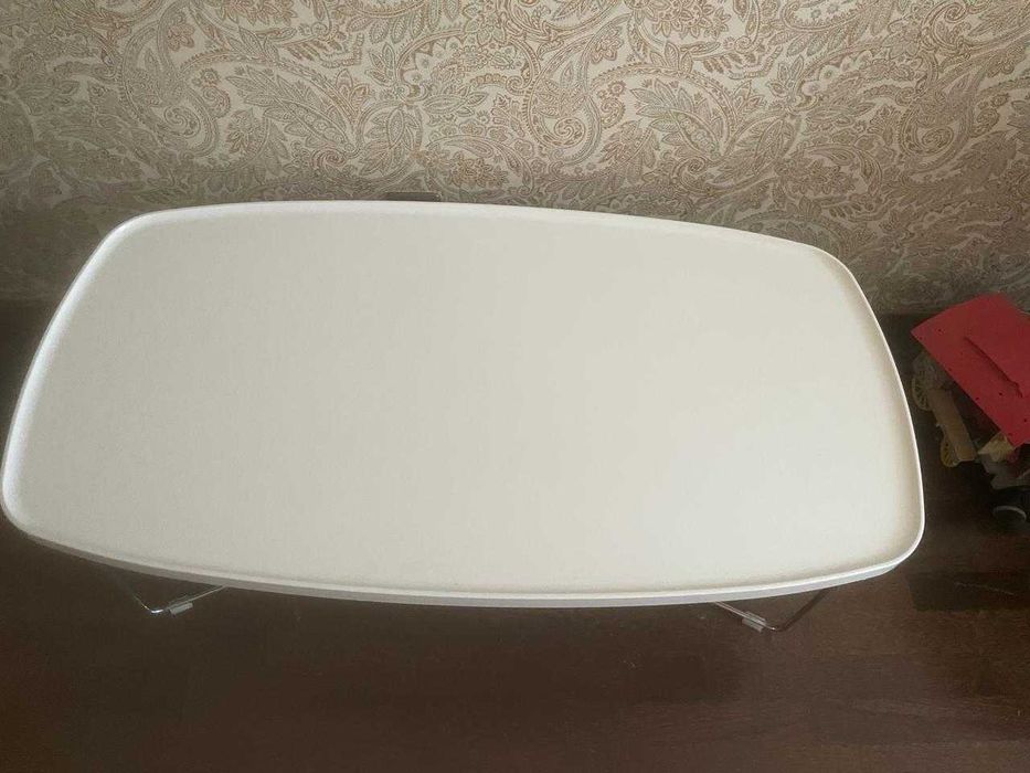 Стол журнальный Calligaris tray ИТАЛИЯ  белый, большой