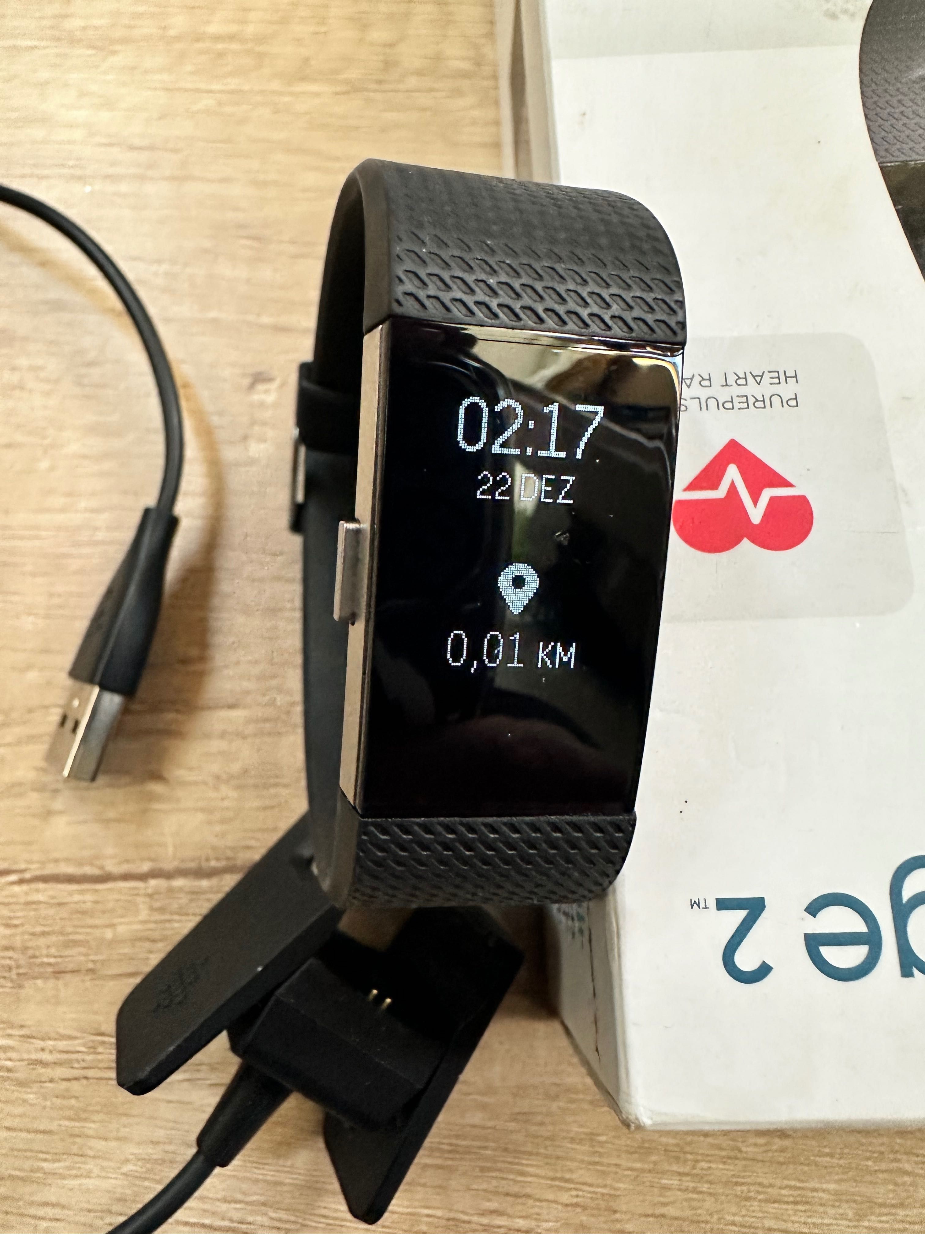 Fitbit Charge 2 bratara fitnes full box