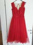 Rochie midi rosie
