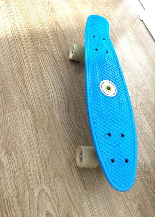 Mini skateboard plastic PLAY 500 Albastru Copii