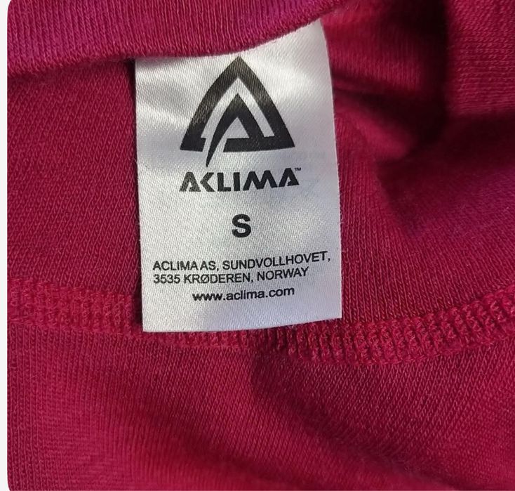 Aklima термо блуза 100% вълна размер S