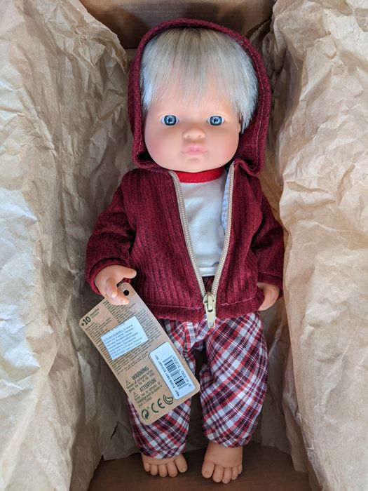 Реалистична, анатомична кукла момче, Miniland Испания