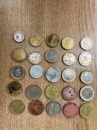 Monede euro și monede românești
