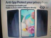 Folie anti spy Xiaomi Redmi Note 10, 10S, 11, 11S