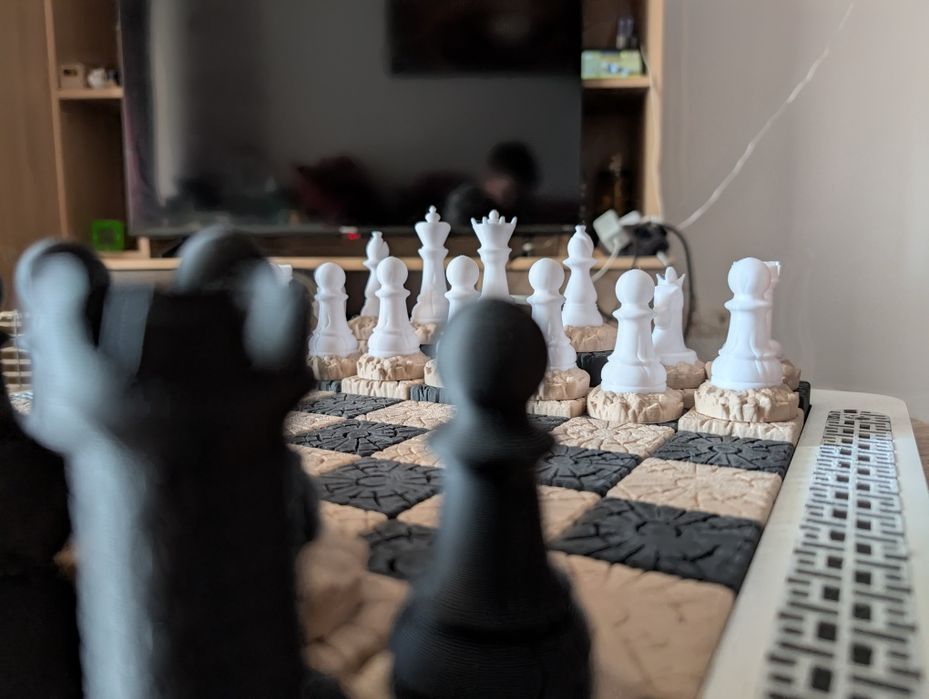 Sah deosebit | 3D printed + blat lemn MDF