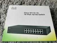 суич cisco sf110-16 16 port switch сплитер за интернет