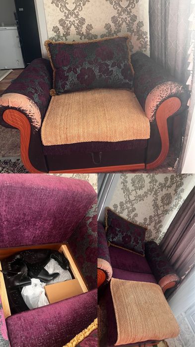 Диван с креслой за 25 000 тг