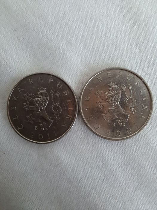 Moneda colectie 1 Koruna Ceha 2001, 2011