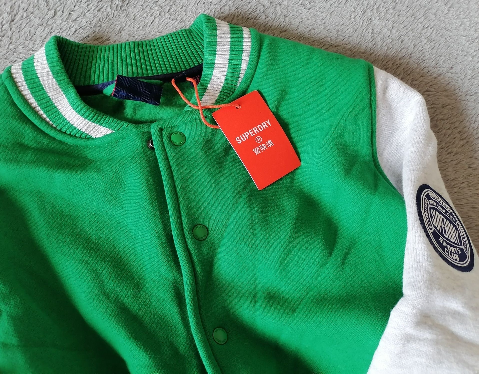 Оригинално ватирано бейзболно яке Superdry