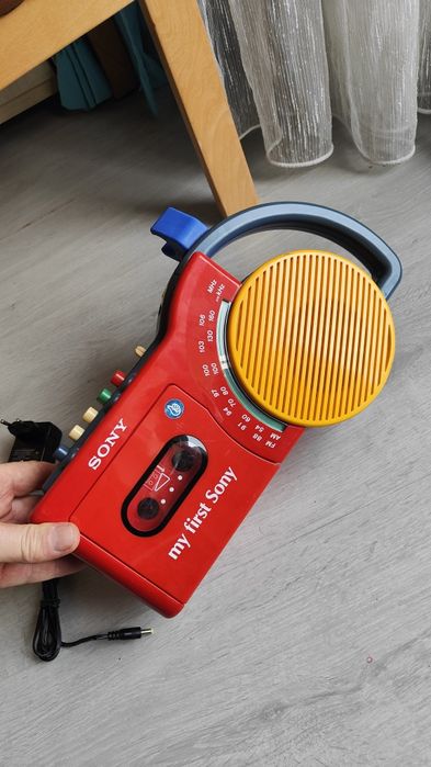 Radio Casetofon First Sony CFM-2500 Recorder anul 1986