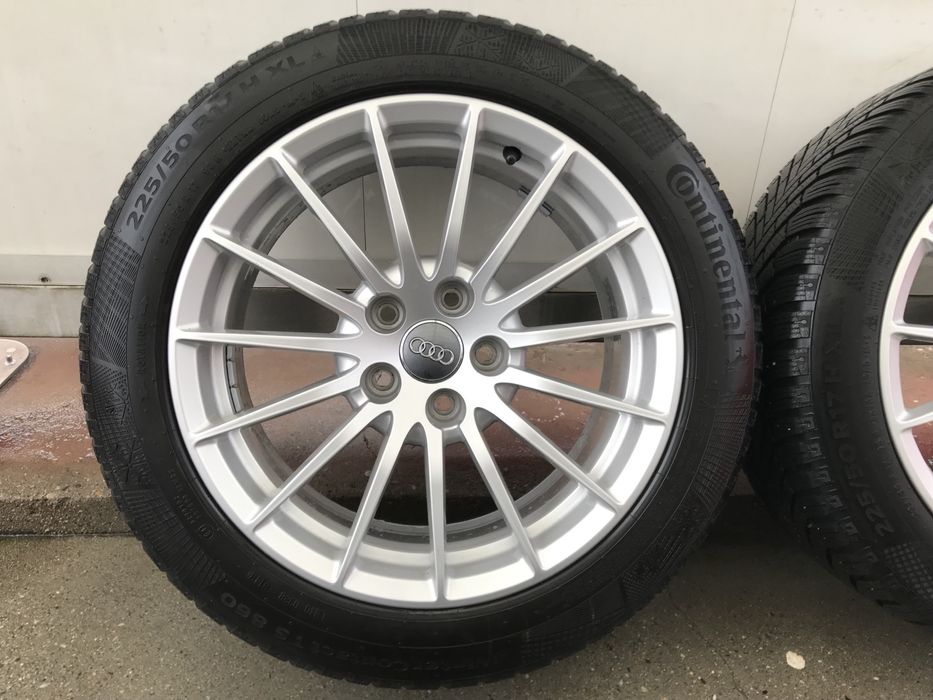 Jante Roti 17 Audi A4 A5 A6 B9 B8 C6 8W 8K anvelope 225 50 R17 M+S