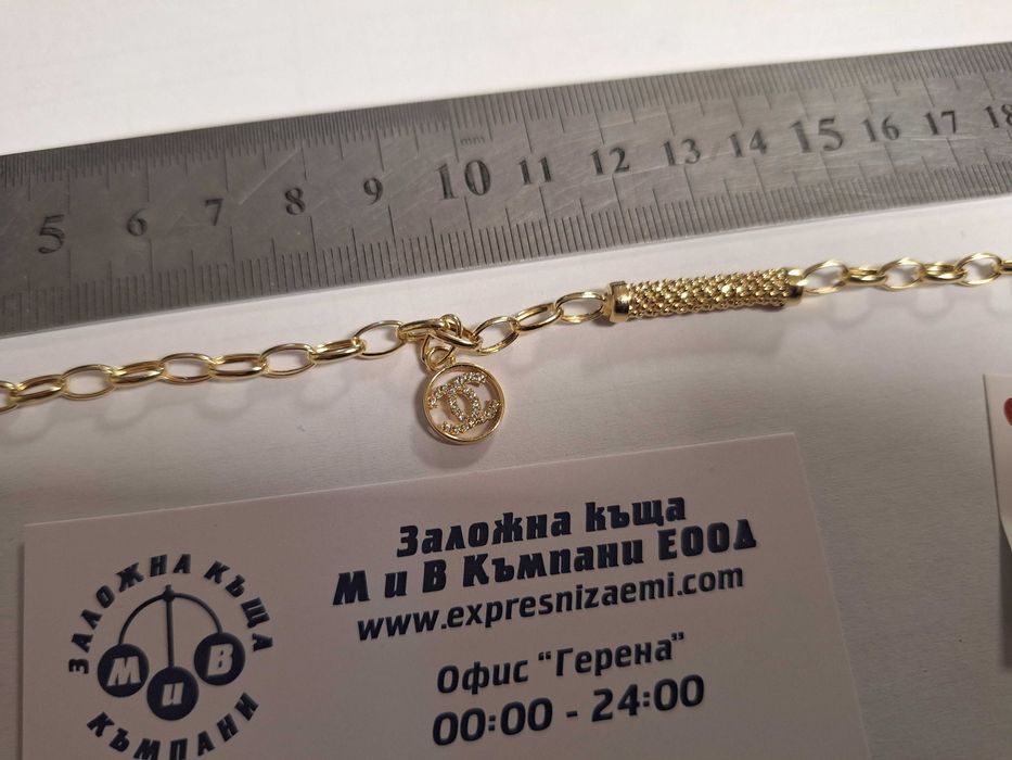 Дамска златна гривна - 3,88 гр. НОВА