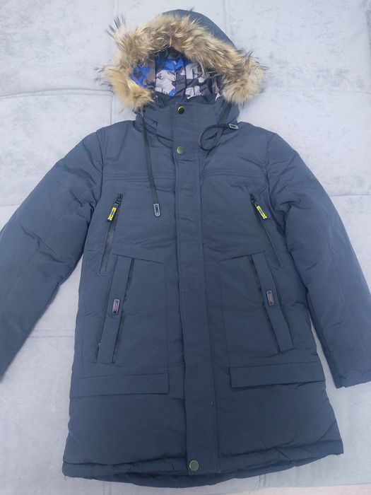 Пуховик мужской подростковый