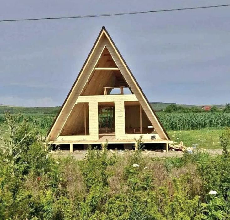 Vand case din lemn de locuit accept variante auto