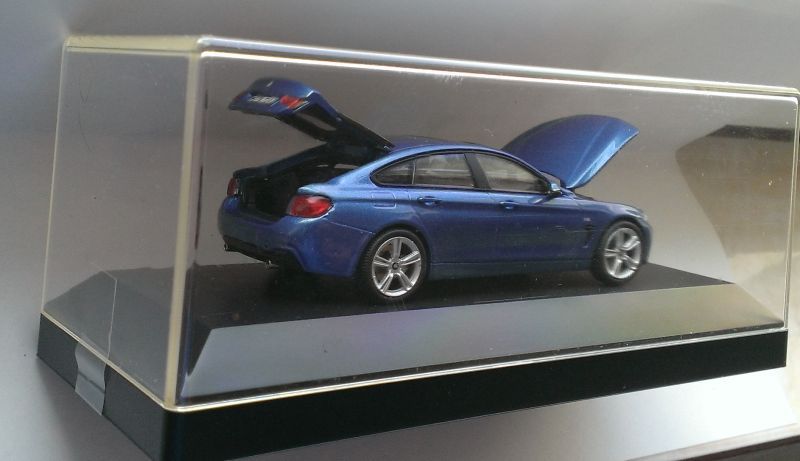 Macheta BMW seria 4 Gran Coupe (F36) Blue - Kyosho 1/43