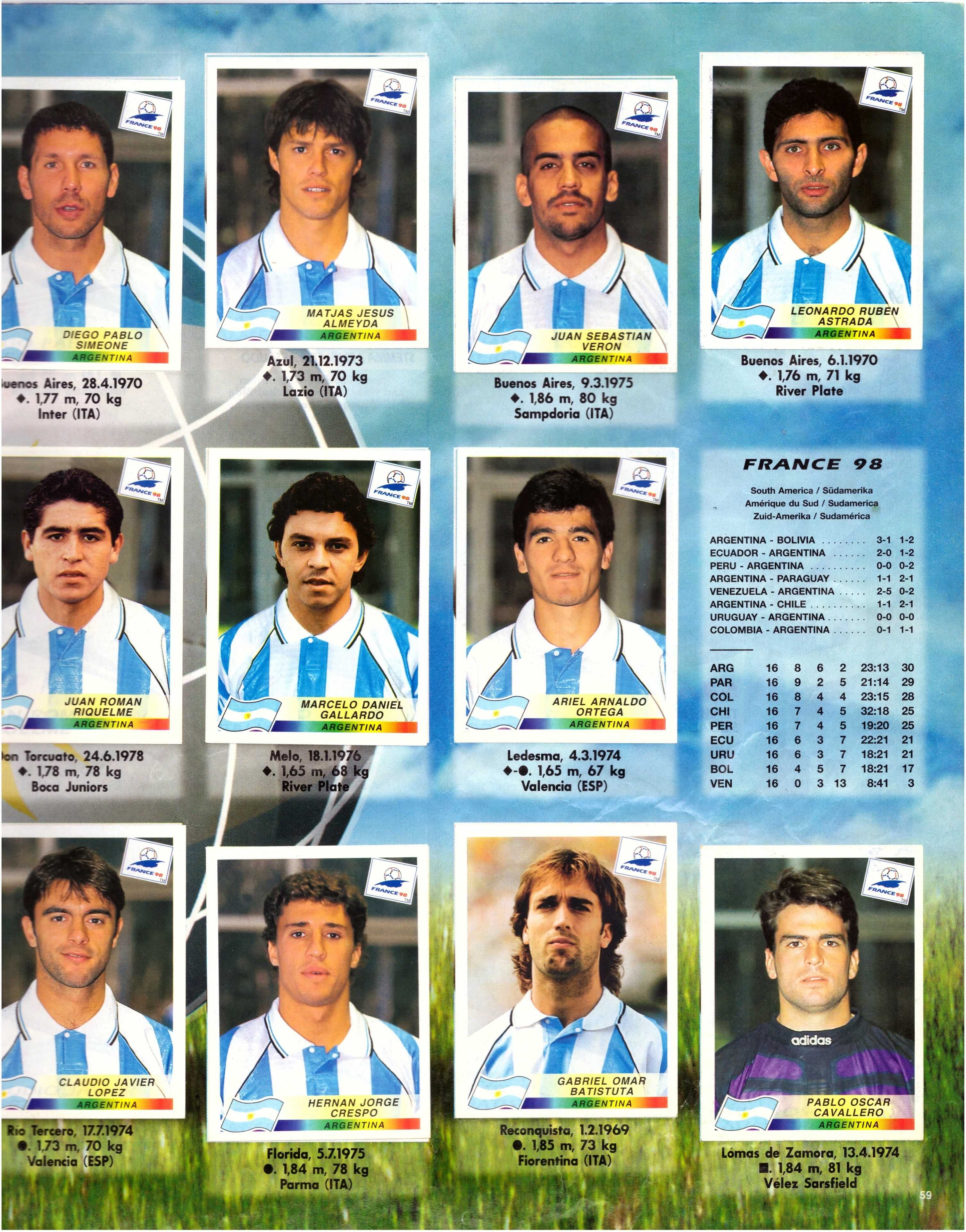 Албум с Футболисти FIFA World Cup France 98 Panini Световно Първ. 1998