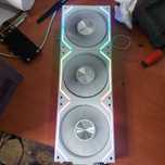Oferta! Set ventilatoare Unifan Interstellar V2RS albe,argb noi,lianli